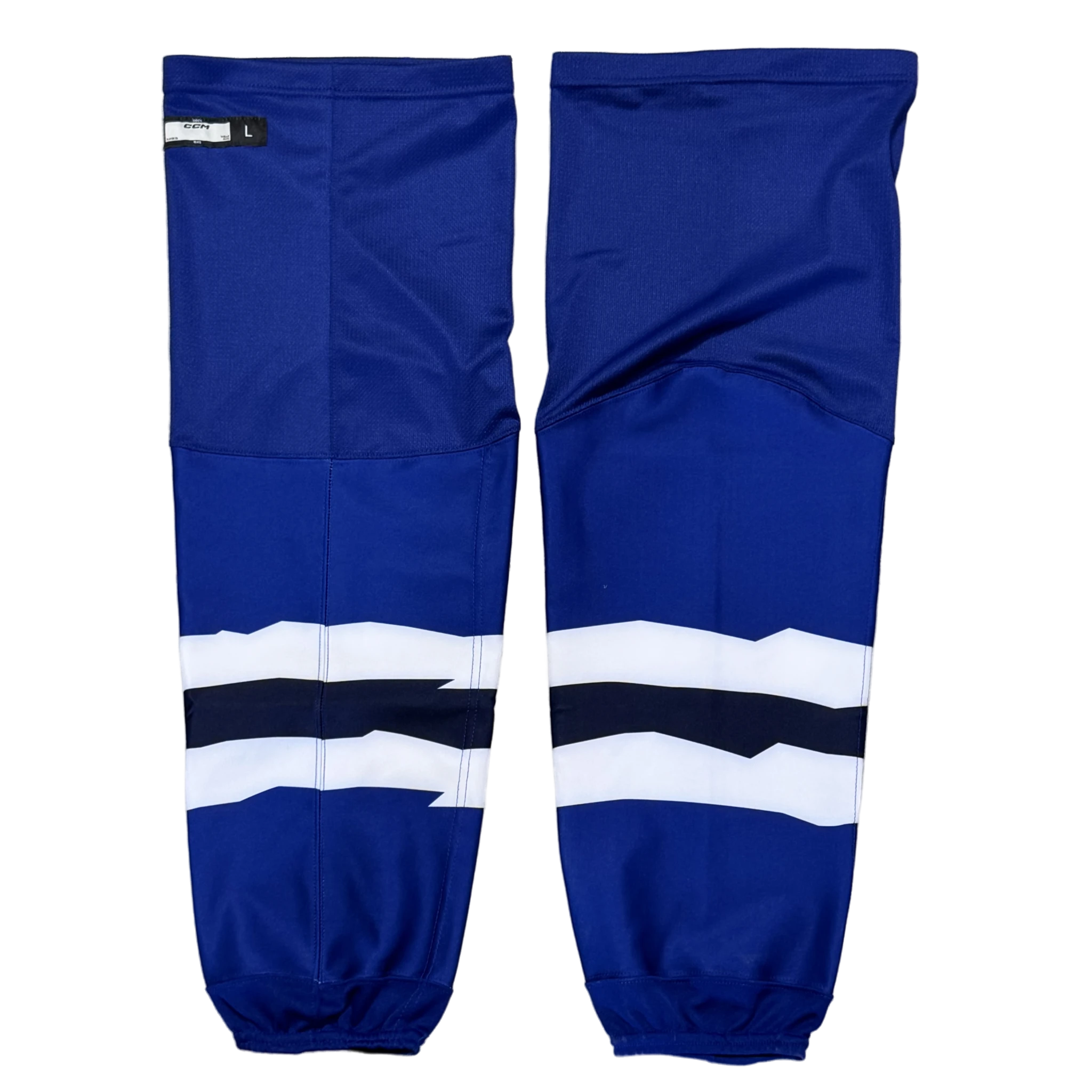 OHL - Nouvelle chaussette de match CCM (bleu/blanc/bleu marine)